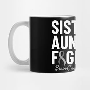 Brain Tumor Disease Gray Sister Aunt Fight Brain Cancer Mug